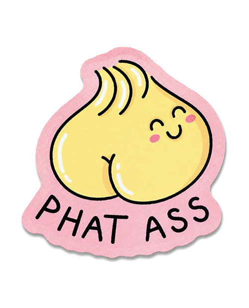 Phat Ass Dumpling Funny Vinyl Sticker by Sleazy Greetings