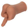 CalExotics Cheap Thrills The Soldier Masturbator Sleeve — Tan (8.25 x 3.75 in) - SE0882303