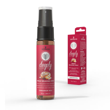 Sensuva Deeply Love You Throat Relaxing Spray — Cinnamon Roll, 1 fl oz - SEN-VL493
