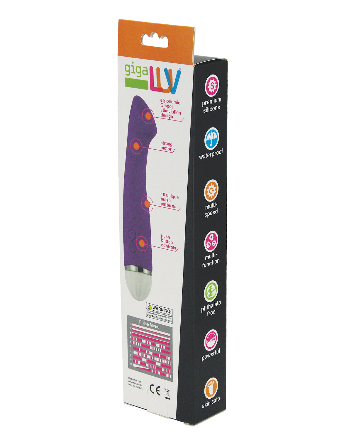 GigaLuv Bella's Curve G Spotter - Purple by Gigaluv