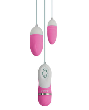 GigaLuv Dual Vibra Bullets - 10 Functions Pink by Gigaluv