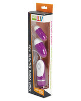 Gigaluv Dual Vibra Bullets — 10 Functions, Purple