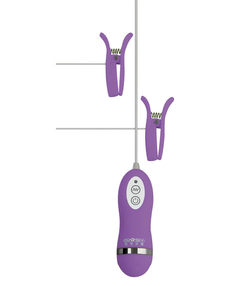 GigaLuv Vibro Clamps - 10 Functions Purple by Gigaluv