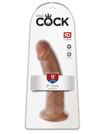 King Cock 9 Inch Cock - Tan by Pipedream
