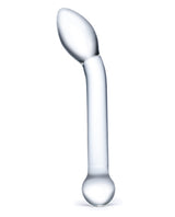 Glas Slimline Glass G-Spot Dildo — 8in