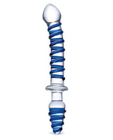 Glas Mr. Swirly 10-inch Double-Ended Glass Dildo