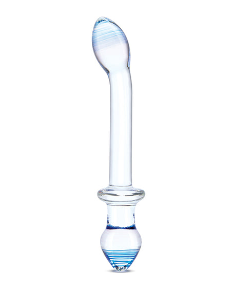 Glas 9.5 in Double-Ended Dual Play Dildo — Clear