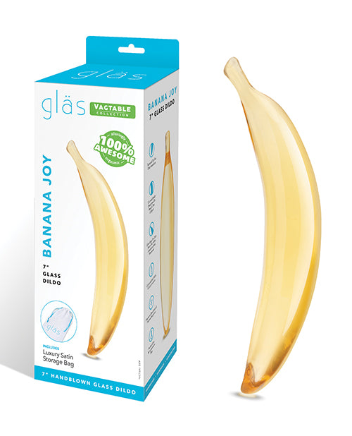 Glas 7" Dildo Banana Joy by Glas
