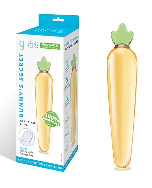 Glas 7.25" Dildo Bunny's Secret by Glas