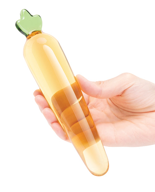 Glas Bunny's Secret 7.25in Glass Dildo (6in Insertable)