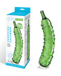 Glas 8.25" Dildo Caressing Cucumber by Glas