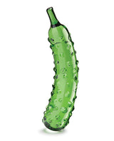 Glas Caressing Cucumber Glass Dildo — 8.25 inches