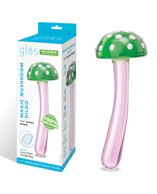 Glas 7.5" Magic Mushroom Dildo by Glas