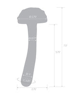 Glas 7.5" Magic Mushroom Dildo by Glas