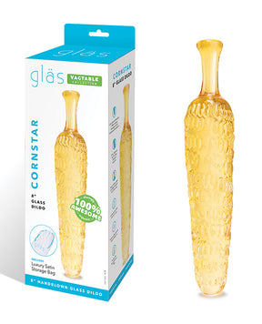 Glas 8" Dildo Cornstar by Glas