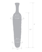 Glas 8" Dildo Cornstar by Glas