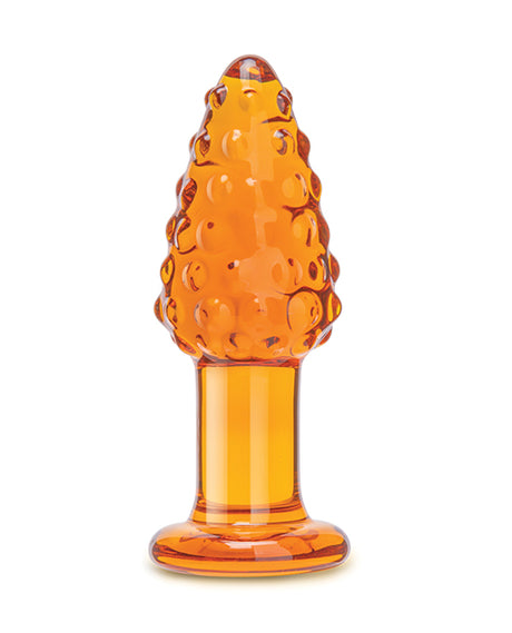 Glas Cornstar 4" Glass Butt Plug — 3.5" Insertable