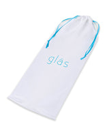 Glas 9" Nubby Glass Dildo in Purple Rose