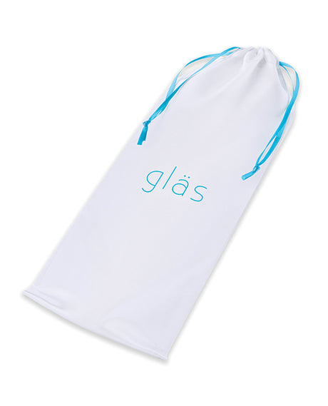 Glas 9" Nubby Glass Dildo in Purple Rose