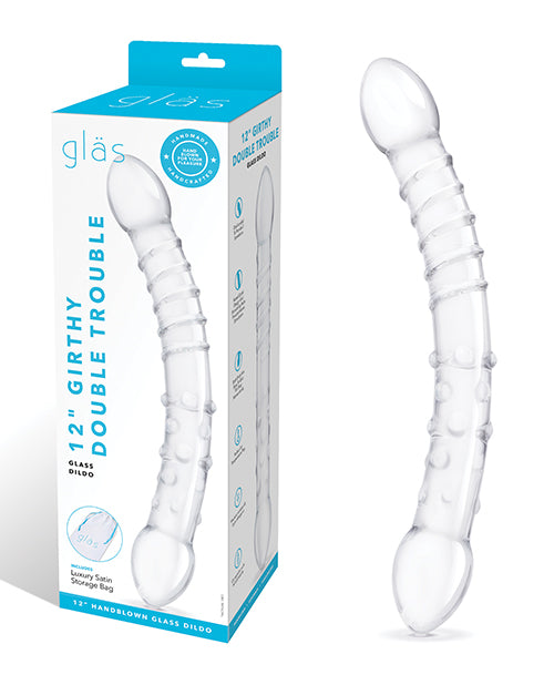 Glas 12" Double Trouble Dildo by Glas