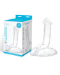 Glas 7.5" Rideable Standing Cock w/Stability Base by Glas