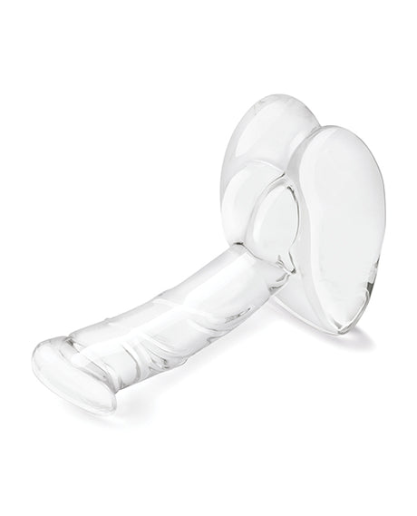 Glas 7.5" Rideable Standing Cock w/Stability Base by Glas