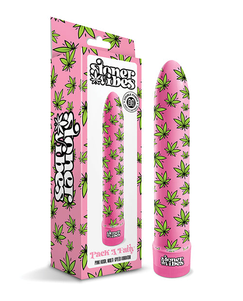 Stoner Vibes Pack A Fatty Multi Speed Vibrator - Pink Kush by Stoner Vibes