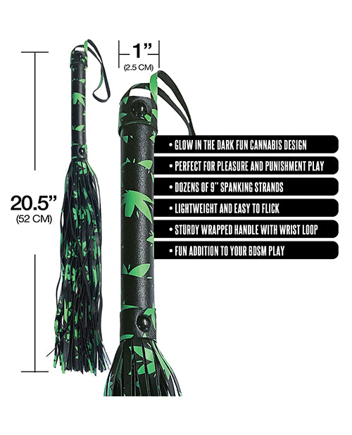 Stoner Vibes Glow in the Dark Flogger by Stoner Vibes
