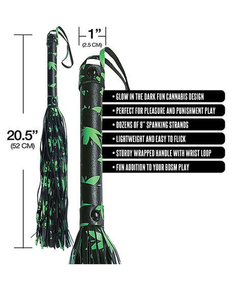 Stoner Vibes Glow in the Dark Flogger by Stoner Vibes