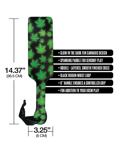 Stoner Vibes Glow in the Dark Paddle - Green by Stoner Vibes