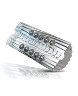 MSTR B8 Balls to the Wall Clear-View Beaded Stroker - Clear by MSTR B8