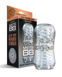 MSTR B8 Head Banger Beaded Clear-View Stroker - Clear by MSTR B8