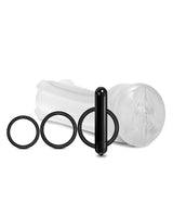 MSTR B8 Squeeze Box Vibrating Pussy Pack - Kit of 5 Clear by Happy Ending