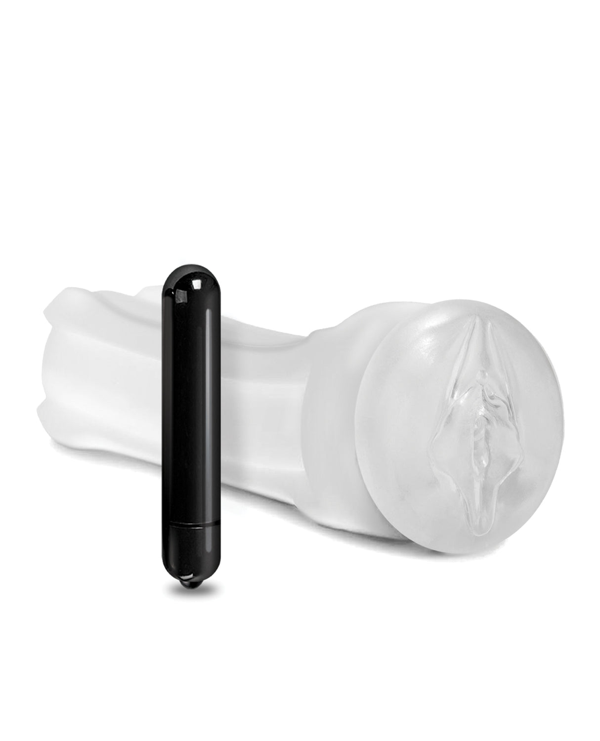 Shower Stroker Vibrating Pussy - Clear by Happy Ending