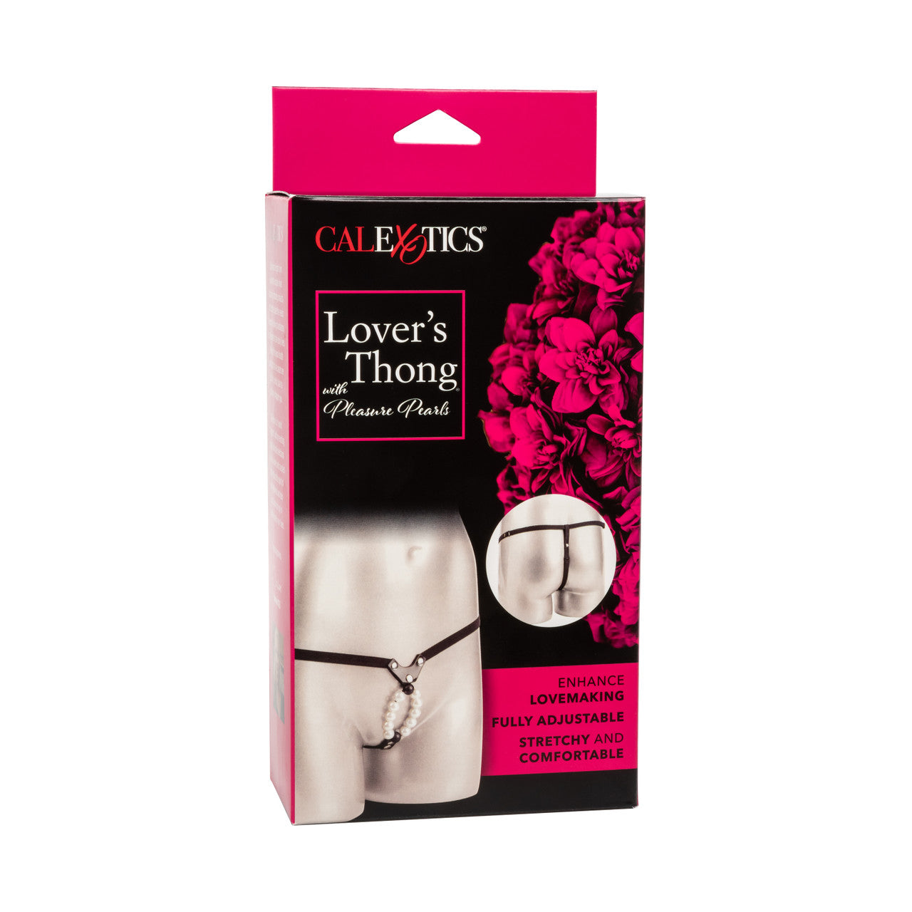 Lover's Thong With Pleasure Pearls by CalExotics
