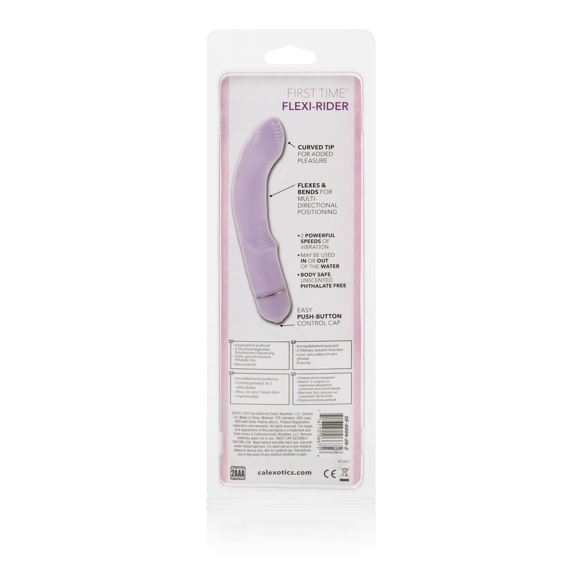 First Time Flexi Rider - Purple by CalExotics