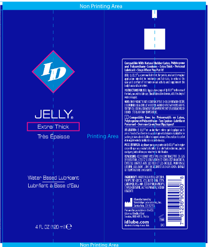 I.D. Lubricants ID Jelly Extra-Thick Water-Based Lubricant, 4 oz - ID-KRT-04
