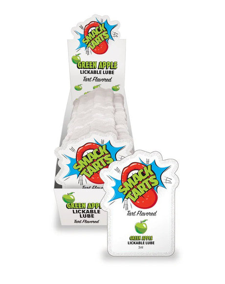 Little Genie Smack Tarts Sour Apple Lube Pouches — 36 x 3ml Display - LG-BT452PD