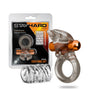 Blush Stay Hard Vibrating Cock Ring Set with Textured Sleeve - BL-74209