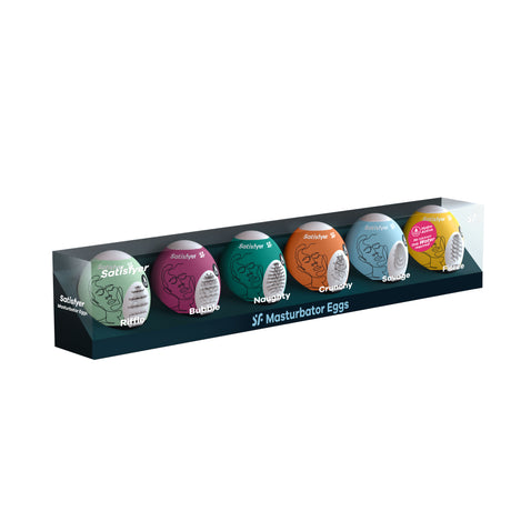 Satisfyer Masturbator Eggs — 6 Piece Set - SAT-4001814