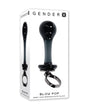 Gender X Blow Pop Glass Anal Plug - Black by Gender X