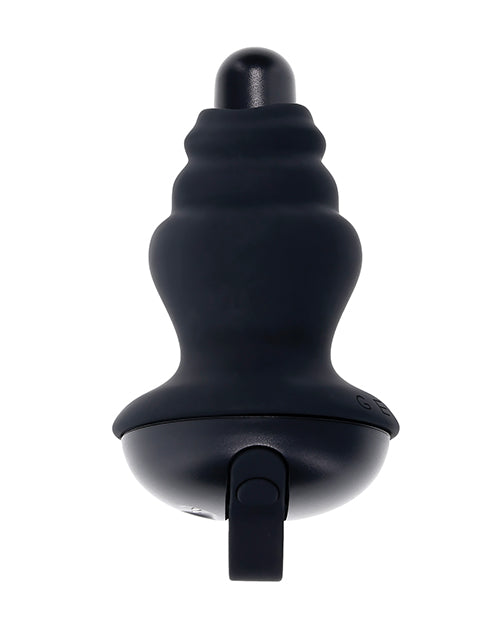 Gender X Echo Vibrating Anal Shaft with Removable Silicone Sleeve - Black