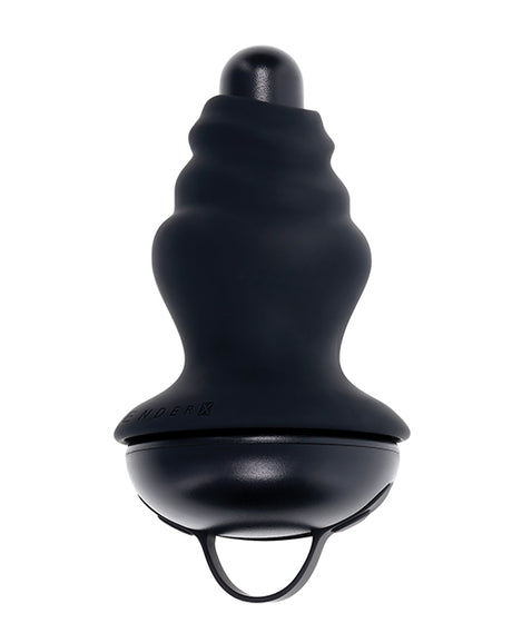 Gender X Echo Vibrating Anal Shaft with Removable Silicone Sleeve - Black
