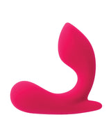 Gender X All About the Bass Curved Stimulator with Remote — Pink