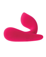 Gender X All About the Bass Curved Stimulator with Remote — Pink
