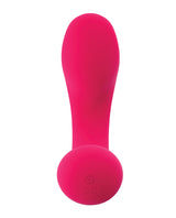 Gender X All About the Bass Curved Stimulator with Remote — Pink