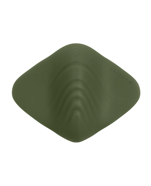 Gender X Vibrating Pleasure Pad — Green, Soft & Flexible