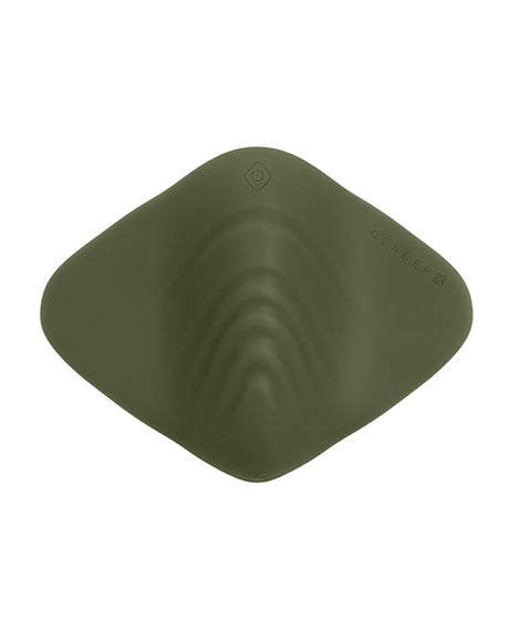 Gender X Vibrating Pleasure Pad — Green, Soft & Flexible