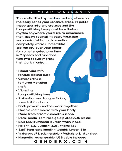 Gender X Flick It - Blue by Gender X