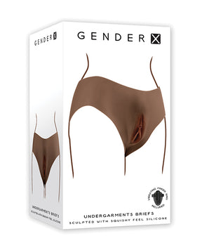 Gender X Vagina Briefs Undergarments - Dark by Gender X